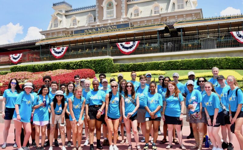 Students at the BOLT @Disney leadership program