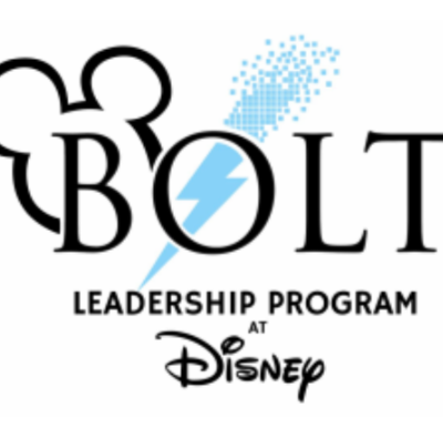 Logo for BOLT leadership program at Disney