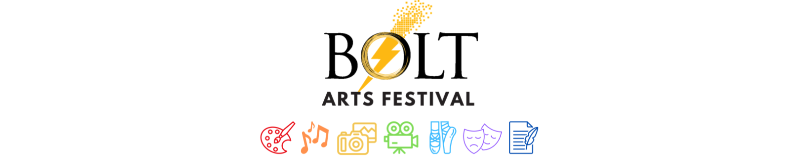 Logo for the BOLT Arts Festival by Pegusus Springs Education Collective